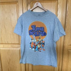 Tune Squad Gray Short Sleeve Tee